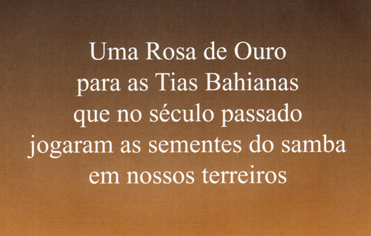 O Samba é minha nobreza